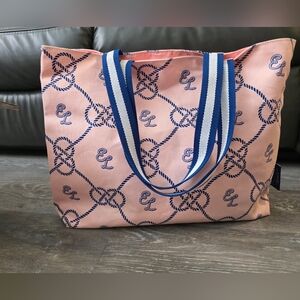 Pink and Blue Tote Bag